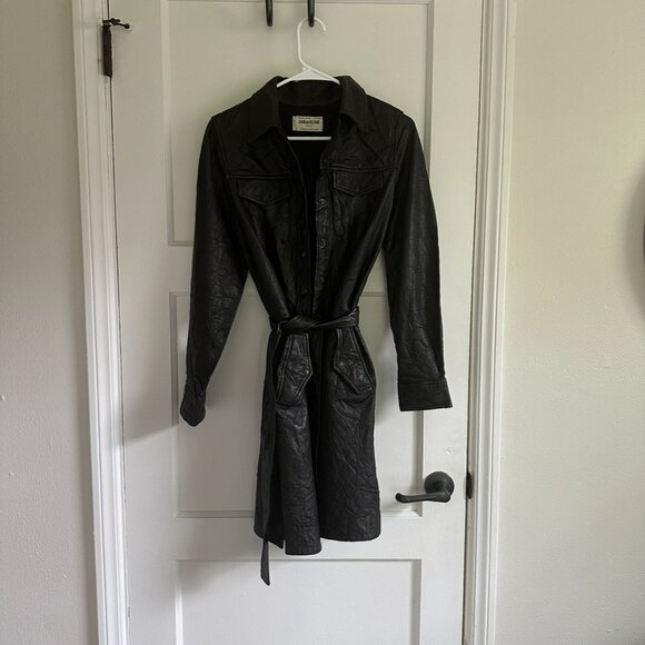 Zadig and Voltaire Rack Cuir Froisse - Picture 3 of 4